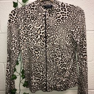 Soft leopard jacket